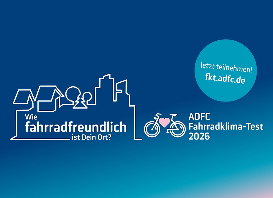 ADFC-Fahrradklima-Test 2026 Key Visual ADFC-Fahrradklima-Test 2026 Key Visual